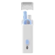 7-in-1 Keyboard Cleaning Kit, Cleaning Tools, Headphone Cleaning Set & Screen Cleaner Kit for Laptop/Keyboard/Headphones etc (Blue)