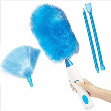 Spin duster, motorized, dust plug, power supply, spinning action, over 250 RPM, electric, duster