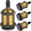 Vintage E27 lamp socket, Edison retro pendant lamp, Solid ceramic adapter, 4 Pieces brass vintage socket 1