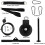Pulley Strength Training Pulldown, Forearm Exercise LAT Pulldown Cable Pulley Wrist Roller Sports Arm Strength Training 4