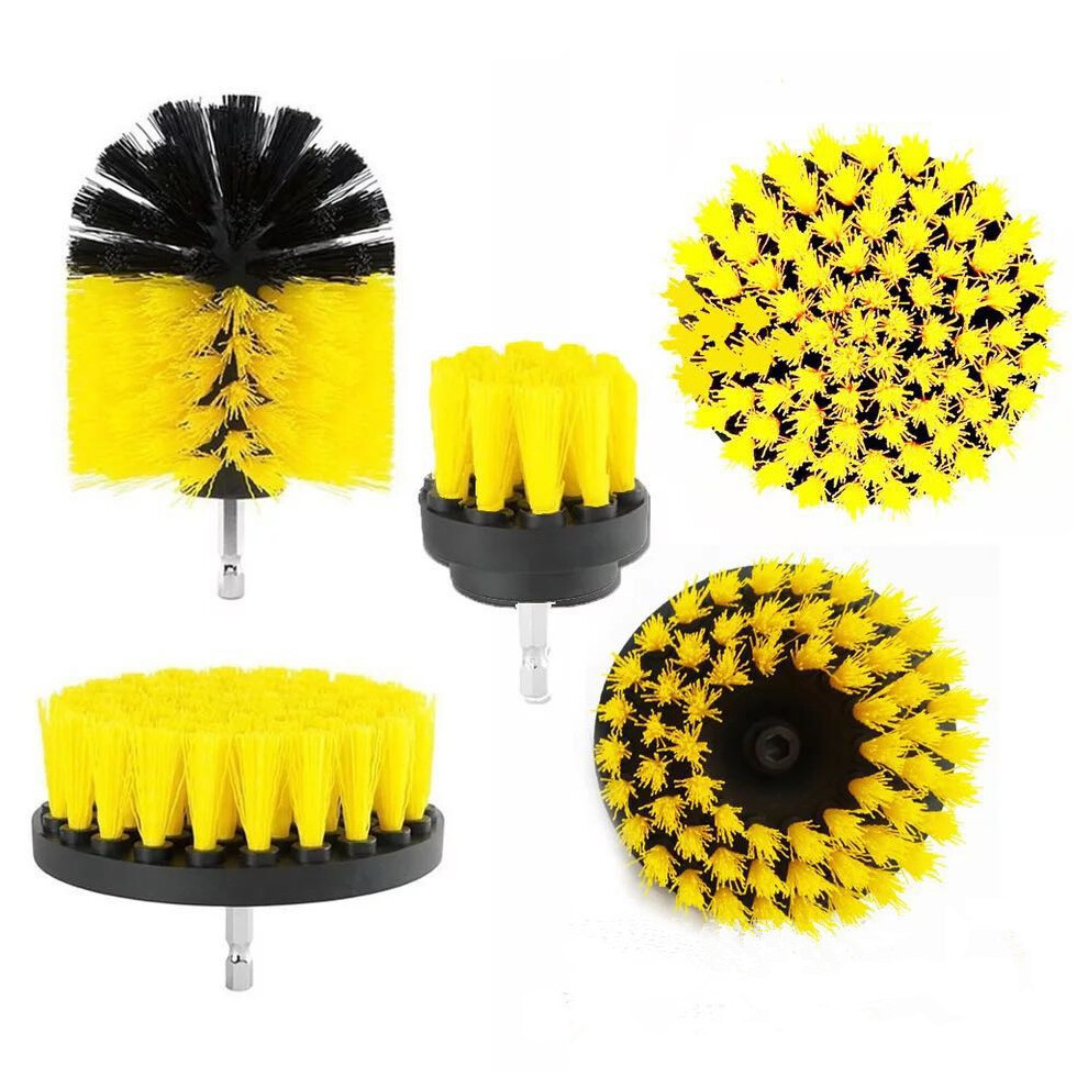Drill Brush Attachment Drill Brushes Attachment Scrubber Cleaning Kit For Cleaning The Car Shower Tile Wheels Carpet Mortar Upholstery 9183899060933