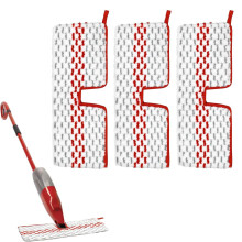 3XMicrofiber Mop Pad Refill Replacement Heads For Vileda MAX/MAP Spray Mop Parts