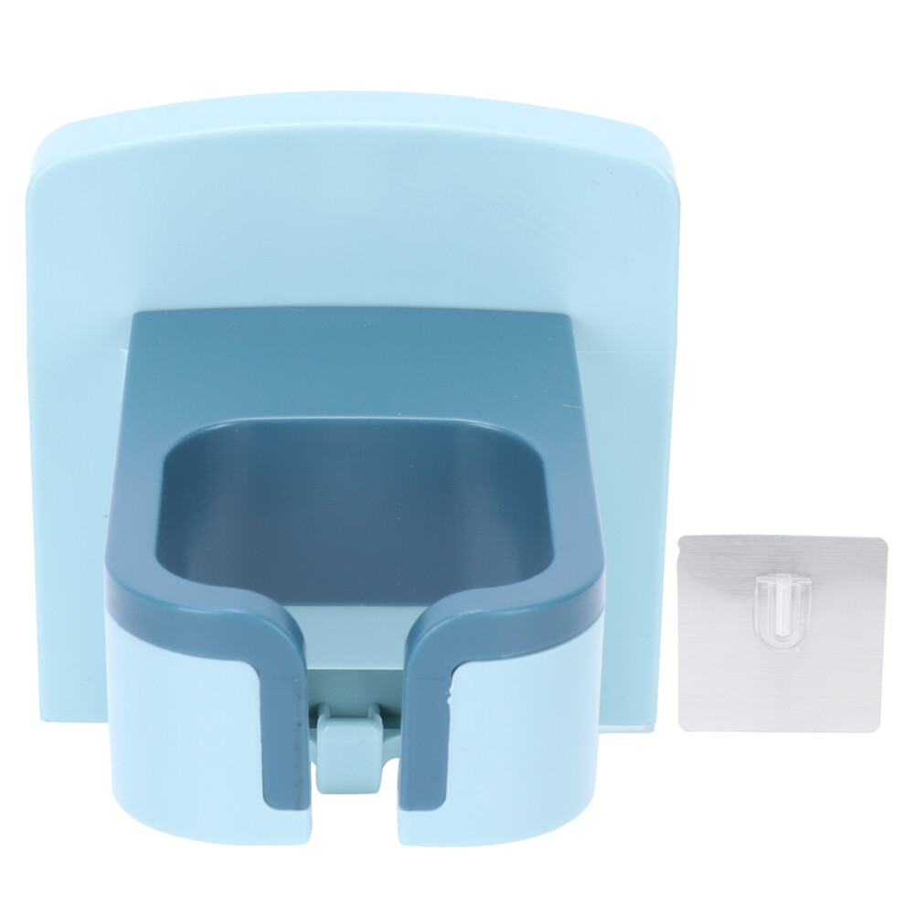 No Drill Bathroom Rack With Buckle Adhesive Hair Dryer Shelf For Home Bathroom Toilet 9183899065853