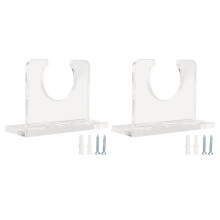2pcs Baseball Bat Holder for Vertical Display Sturdy Acrylic Bat Hanger Baseball Bat Wall Mount Display Rack