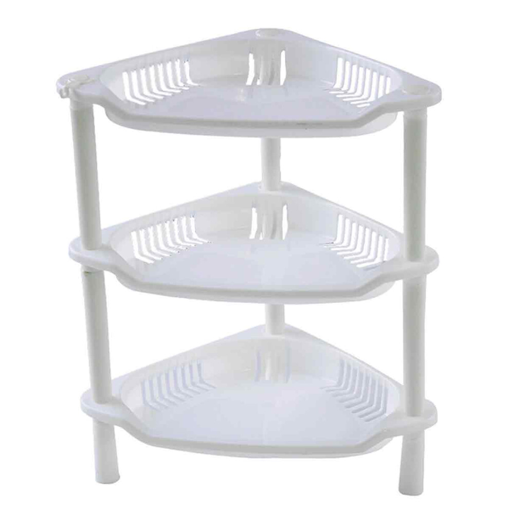 3 Layers Bathroom Standing Shelf Bathroom Stand Pp Land Installation Bathroom Rack Storage Shelves For Bathroom Kitchen 9183899066126