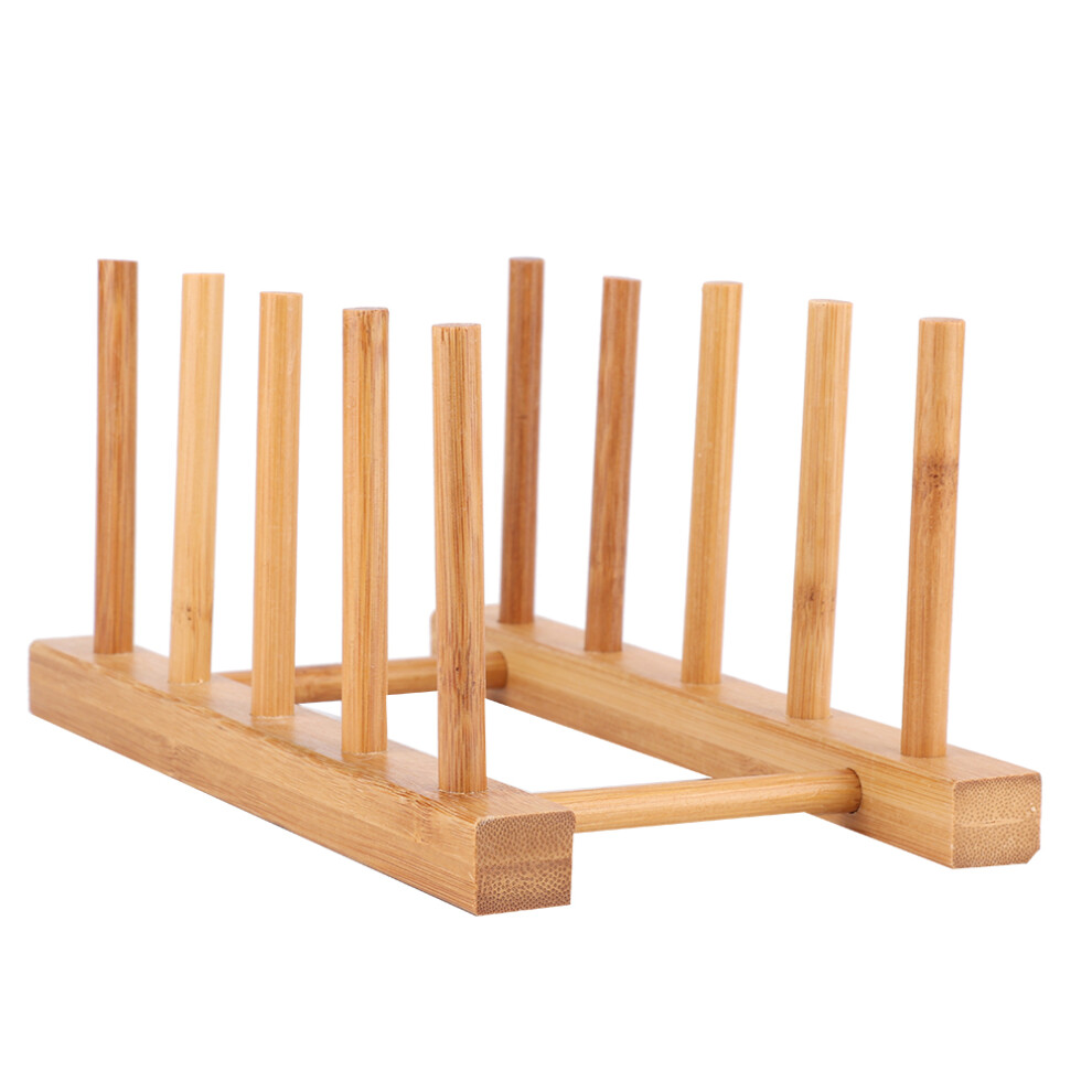 Drain Household Dish Rack Plates Shelf Chopping Board Kitchen Rack Bowl Mat Holder 4 Grid(21*12*9.5Cm) 9183899067413