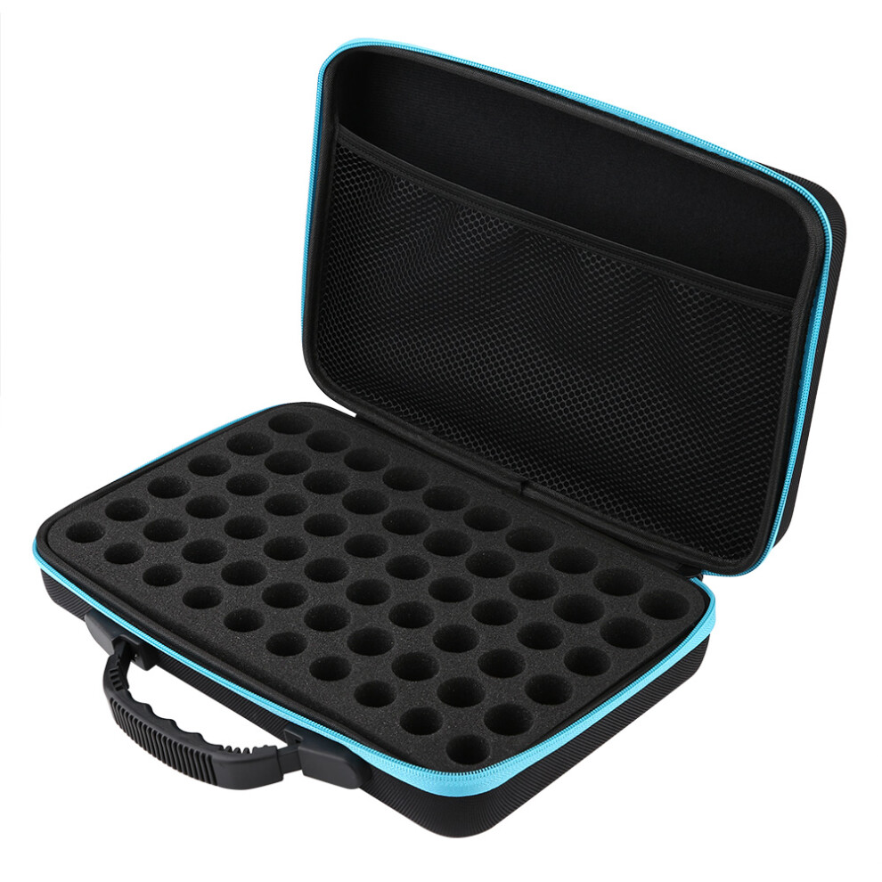 Essential Oil Carrying Case Hard Shell Case,60 Bottles Suitable For Bottles 5Ml,15Ml (Bule) 9183899068588