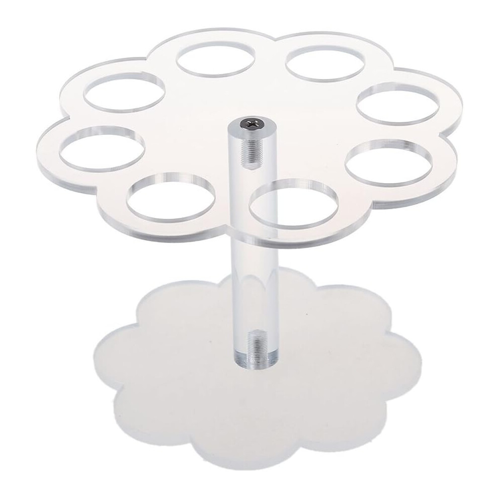 Removable 8 Holes Acrylic Ice Cream Cone Holder Stand Cone Display Stand 9183899068755