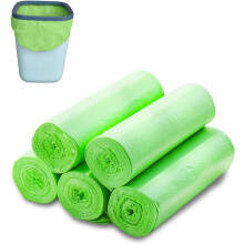 Organic Garbage Bags, 100 Pcs Tear Resistant Garbage Bags, Kitchen Food Garbage Bags, Compostable & Biodegradable Bags, Waste Bags
