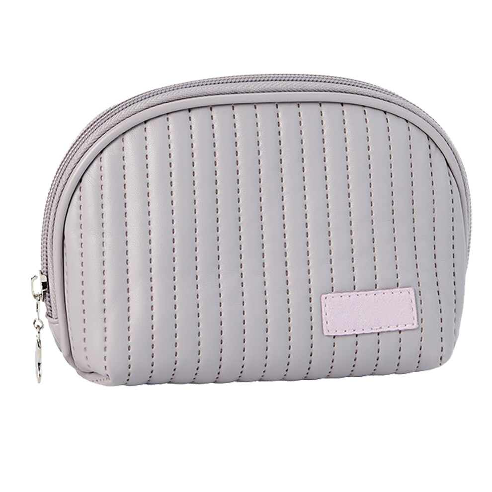 PU Leather Makeup Bag Portable Large Capacity Storage Travel Makeup Bag for Lipstick Cosmetic
