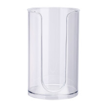 1 pcs 12.8 x 7.8cm PS Plastic Cotton Pads Holder,Makeup Removers Pad Organizer Dispenser for Bathroom Storage-Without Lid