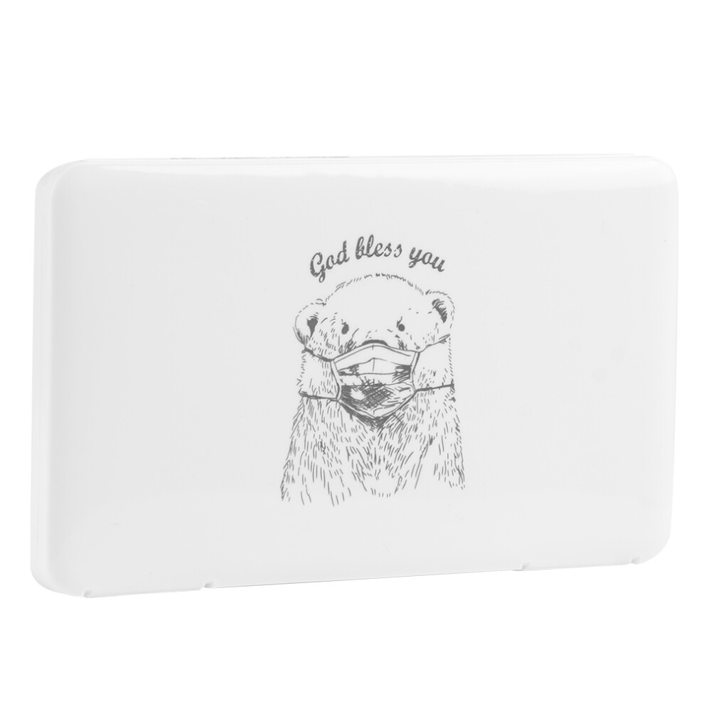 2Pcs Portable Dust Proof Disposable Mouth-Muffle Box Storage Case Container For Trip Travel 9183899091821