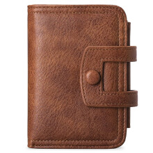 Women for small wallet leather small purse women zipper wallet card holder with coin compartment and RFID protection