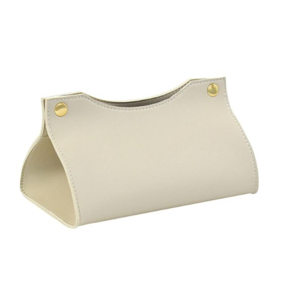 Tissue Box Cover  â Decorative Holder/Organizer for Bathroom Vanity Countertop, Night Stands, Office Desk & Car , Modern and Stylish-image-OPC-PMHG2RG-NEW