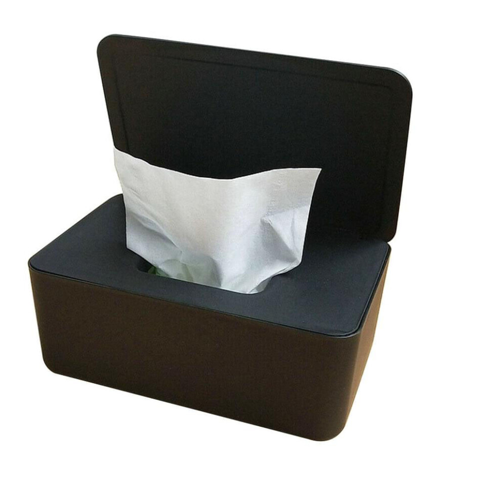 Wet wipe tissue storage box wet wipe box tissue box with lid black-image-OPC-PMHG2TH-NEW