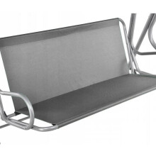 Garden Swing Seat Cover for Garden Glider, Garden Chair Seat Cover Swing Cover, 2 and 3 Seater (Gray, 138 x 50 x 50 cm)