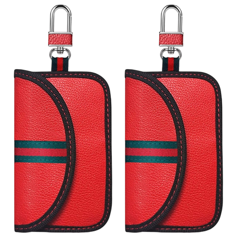 2 Pcs Keyless Go Protection Car Key Case, Rfid Key Pouch For Car Keys, Signal Shielding Sleeve For Remote Keyless Entry 9183899099032
