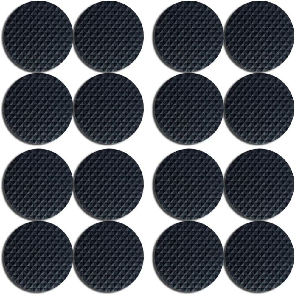 Furniture Pads Self Adhesive Felt Pad 4Mm Thick Felt Furniture Pads Anti-Scratch Floor Protectors To Keep Furniture In Place (Round 38Mm 16Pcs Black) 9183899099353