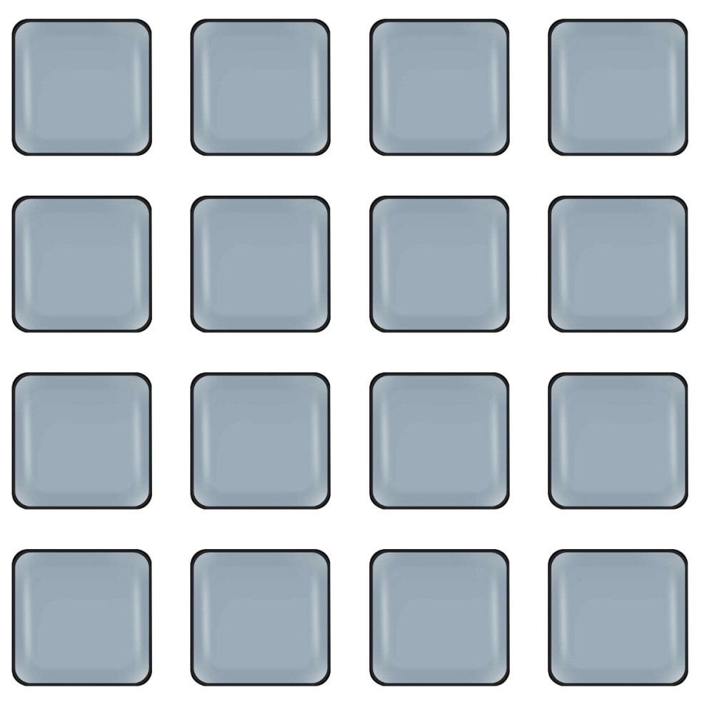 16-Piece Adhesive Teflon Furniture Pads 40Mm Square Sliders For Chairs, Sofas, Tables, And Armchairs 9183899099452