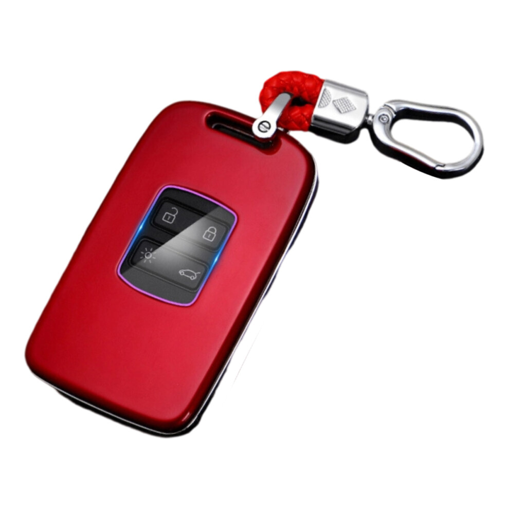 Car Key Case Cover Durable And Shockproof Compatible With Renault Koleos Kadjar Megane Captur Espace Car Key Accessory Red 9183899099834