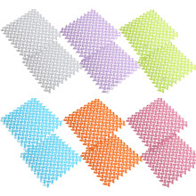 12pcs Modular Interlocking Cushion Mat Floor Tile Mats Drain Pool Patio Balcony Yard Pet Area Washer Pad