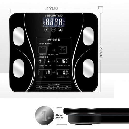 Smart electronic scale for home bathroom 2