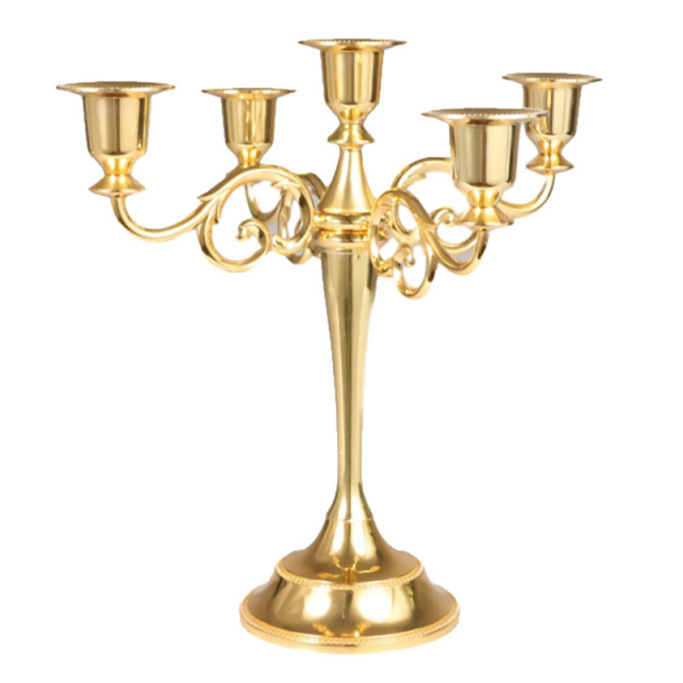 American Vintage Candlestick - Gold 5 Heads-image-OPC-PMHG7SJ-NEW