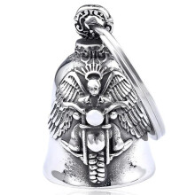 Guardian Bell, Motorcycle Guardian Ride Bell, Stainless Steel Guardian Bell, Lucky Bell Motorcycle Chimes, Spirit Bell