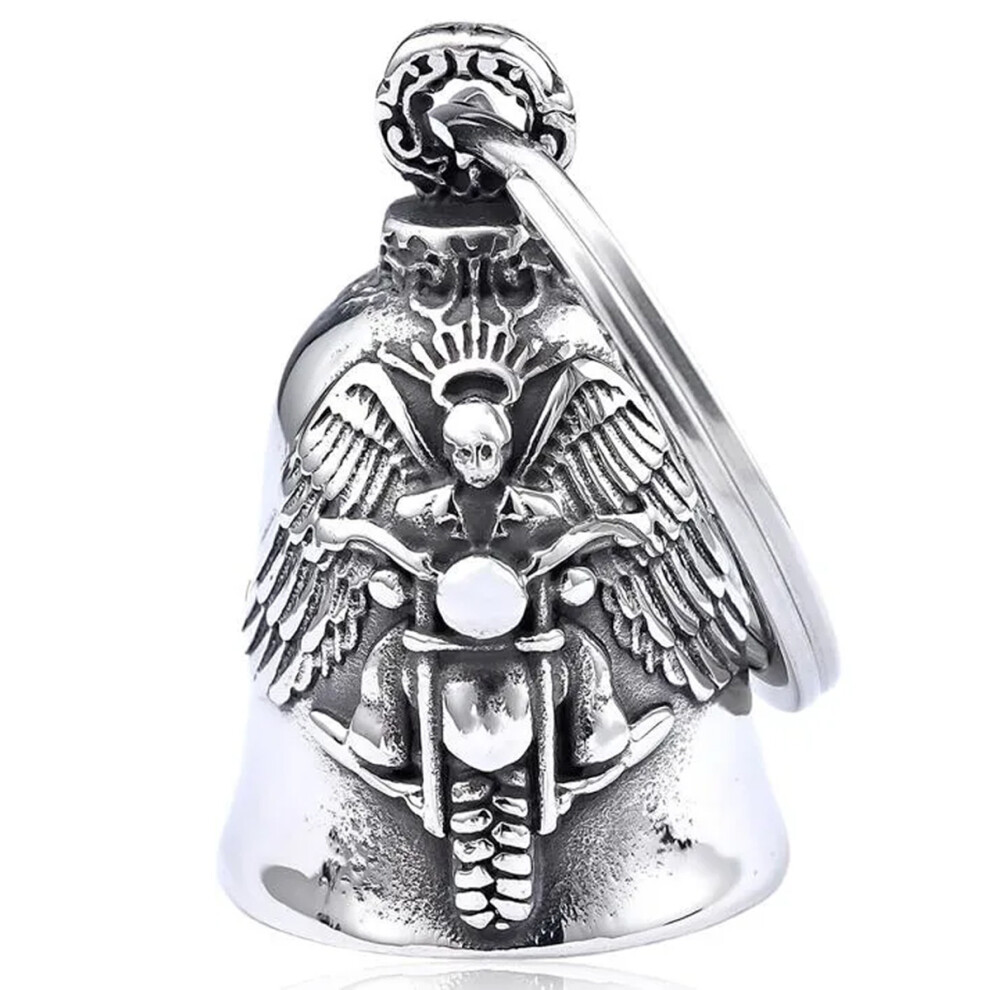 Guardian Bell, Motorcycle Guardian Ride Bell, Stainless Steel Guardian Bell, Lucky Bell Motorcycle Chimes, Spirit Bell