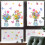Window stickers flowers spring potted plant window decals 6