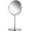 Magnifying table mirror in silver with 3x and 1x magnification 2