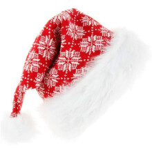 TDCQ Knitted Christmas hat, Christmas hat set, Christmas children's hat, Christmas hat, knitted Christmas hats, warm soft, Christmas party hat