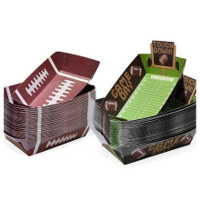 Festivals party supplies, dining boat paper, disposable tableware tray, birthday sports game bowl, convenient