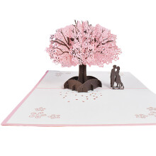 Cherry Blossom Pop Up Card , Tree Pop Up Card, Pop Up Tree Card, Anniversary Pop Up Card, Valentines Pop Up Cards, Thanksgiving Pop Up Cards
