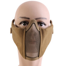 Outdoor Activity Half Face Cover Mask Protective Steel Mesh Masks for Airsoft Game New 3#