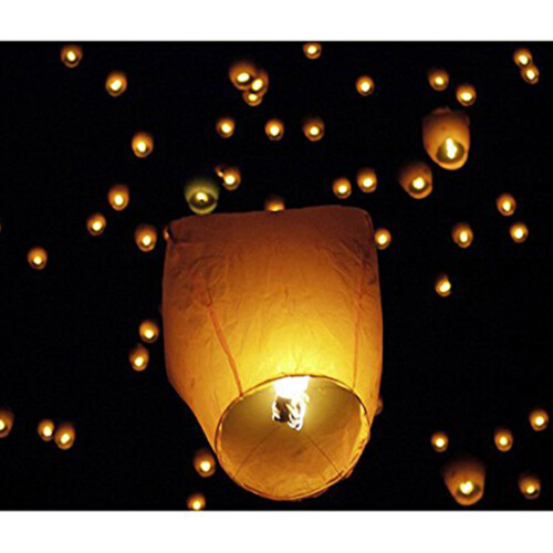 Chinese Lanterns Lanterns Biodegradable Fire Resistant Paper Lantern Chinese Wish Lanterns 2