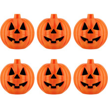 6 pumpkin decoration Halloween decoration autumn decoration small mini (approx. 6 cm)