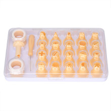 24Pcs Plastic Cake Cupcake Tube Pastry Nozzle Set Dessert Decoration Pastry Nozzle Set