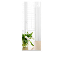Wall Mounted Full Length Mirror: 15" x 48" Acrylic Design for Makeup & Decor
