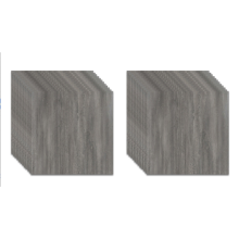 Pack of 24 vinyl PVC self-adhesive flooring floor tiles for living room