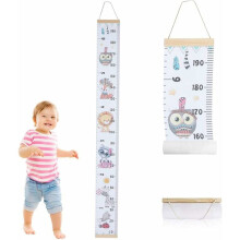 LDC Children's Wall Chart Graduated Ruler for Height Chart Growth Chart Stickers Self-Adhesive Children's Room Wall Decoration (4), LMLY