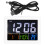 LCD Digital Alarm Clock Student Large Screen Time Temperature Display 1