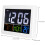 LCD Digital Alarm Clock Student Large Screen Time Temperature Display 3