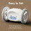 The Original Runaway Alarm Clock on Wheels, Gold 6