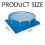 Pool Mat, Above Ground Foldable Waterproof Blue Protective Mat, Pool Floor Protector for Rectangular and Round Pools (396 396cm) 5