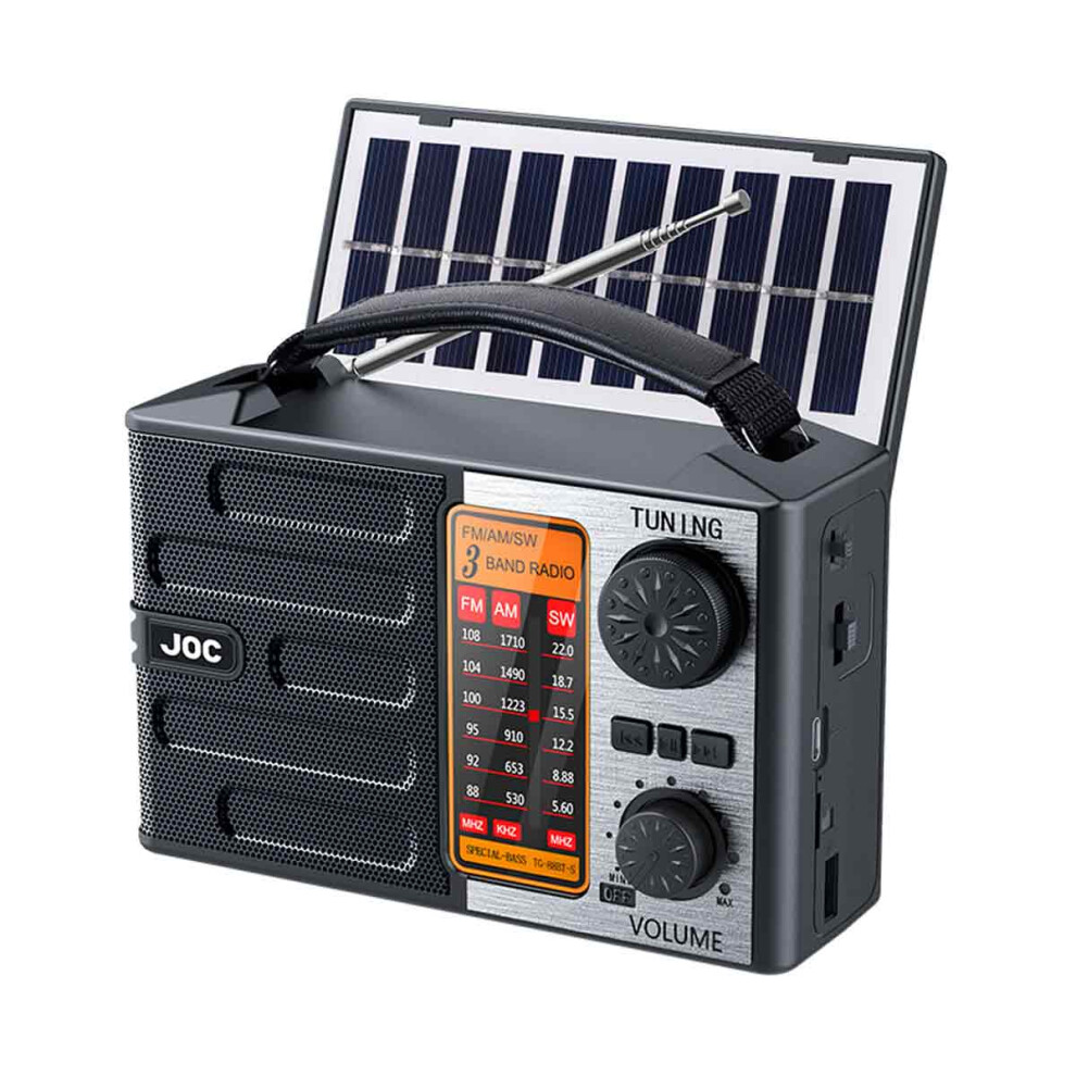10000mAh Wind Up Solar Radio Hand Crank Emergency FM/AM USB Charger Led Torch