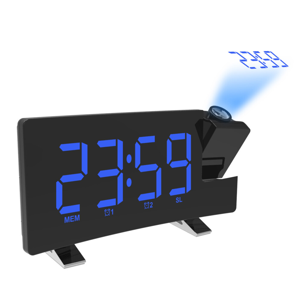 Radio Projection Alarm Clock Large LED Display Electronic Clock