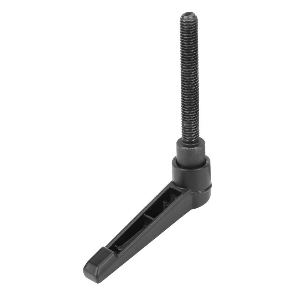 4Pcs Clamping Lever Handle, Adjustable M6 Stainless Steel Male Thread Handle Machine Handles, Black(32Mm) 9183899170106