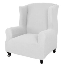 Stretch Chair Slipcover 1-Piece Soft Jacquard Wing Chair Cover Living Room Slipcovers