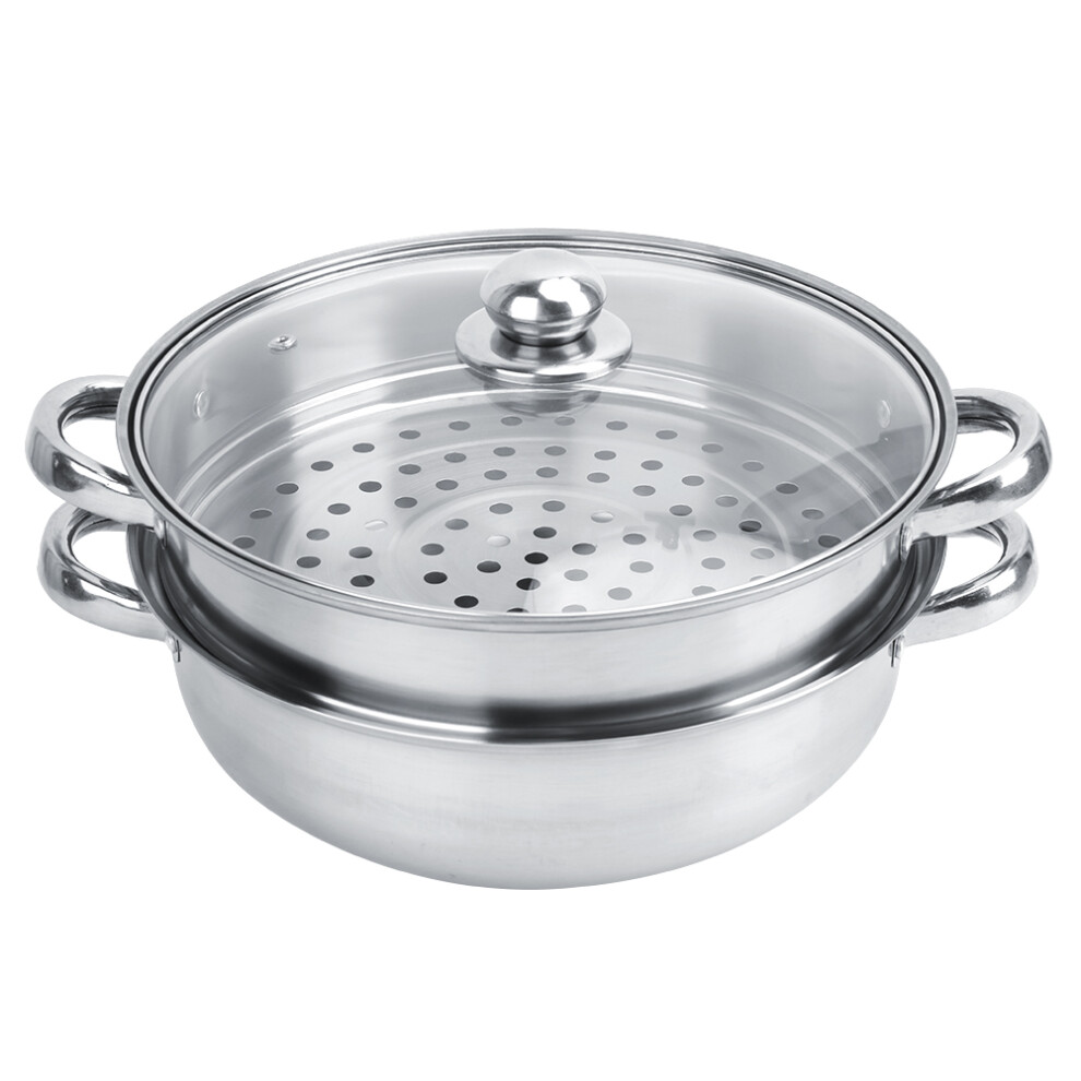 Stainless Steel Pot Double-layer Multipurpose Steam Hot Pot Soup Pot Soup Cooker for Steaming Cooking-image-OPC-PMHGK5W-NEW